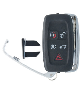 Coque de clé pour Land & Range Rover 5 boutons Discovery , Sport Coque de clé pour Land & Range Rover 5 boutons Discovery , Sport
