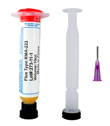 Pâte à souder en tube avec embout