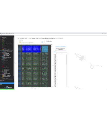 capture d'écran du logiciel rocketdump