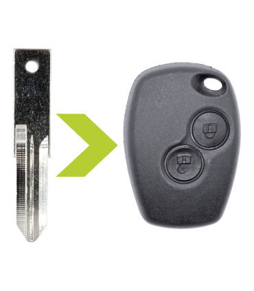 Ebauche VAC102 pour coque et télécommande Renault / Dacia