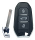 Télécommande compatible Peugeot Citroen DS Mains libres 3 boutons 4A IM3A (A3M15)