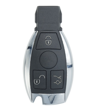Coque 3 boutons pour Mercedes BGA, Classe A, Classe C, Classe E, Classe S, CL, CLK, CLS, ML, SL, SLK...