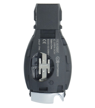 Coque 3 boutons pour Mercedes BGA, Classe A, Classe C, Classe E, Classe S, CL, CLK, CLS, ML, SL, SLK...