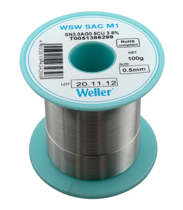 Bobine d'étain Weller 0,5 mm