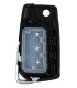 Coque Télécommande Toyota  3 boutons Lame TOY43  pile CR1620