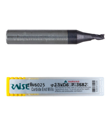 Fraise  à rainurer Ø 2.5 mm en carbure monobloc pour JMA