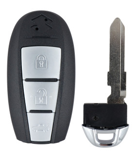 Coque Suzuki Swift Vitara SX4 3 boutons coffre type M1 Coque Suzuki Swift Vitara SX4 3 boutons coffre type M1