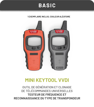 Pack "BASIC" programmation des clés automobiles avec Formation