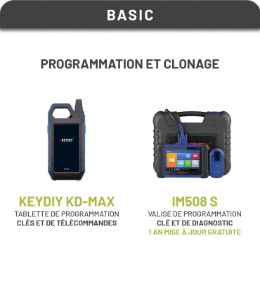 Pack "BASIC" programmation des clés automobiles avec Formation