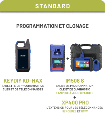 Pack "STANDARD" programmation des clés automobiles avec Formation