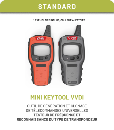 Pack "STANDARD" programmation des clés automobiles avec Formation