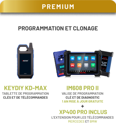 Pack "PREMIUM" programmation des clés automobiles avec Formation