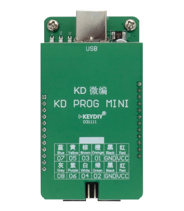KD prog mini avec adaptateur C2 - Lecture compteurs MQB