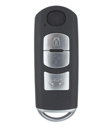 Coque de clé auto Mazda 3 boutons coffre lame YM28
