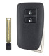 Coque compatible Lexus 2 boutons mains libres lame TOY48