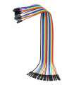 Kit de 20 câbles de connexion femelle vers femelle - fils dupont pour le pontage longueur 20cm Kit de 20 câbles de connexion femelle vers femelle - fils dupont pour le pontage longueur 20cm