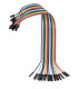 Kit de 20 câbles de connexion male vers femelle - fils dupont pour le pontage longueur 20cm (copie)