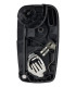 Coque clé 2 boutons pour Fiat, Lame GT15R, Switch ST2/ST2B