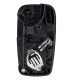 Coque clé 3 boutons pour Fiat, Lame GT15R, Switch non fourni