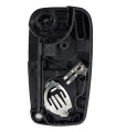 Coque clé 3 boutons pour Fiat, Lame GT15R, Switch non fourni Coque clé 3 boutons pour Fiat, Lame GT15R, Switch non fourni
