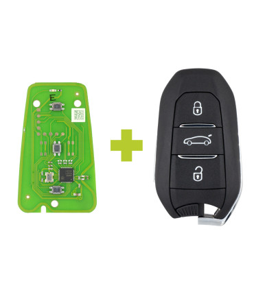 Télécommande Xhorse XZPG00 Peugeot Citroën DS mains libres bouton coffre