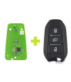 Télécommande Xhorse XZPG00-L Peugeot Citroën DS mains libres bouton phares Télécommande Xhorse XZPG00-L Peugeot Citroën DS mains libres bouton phares