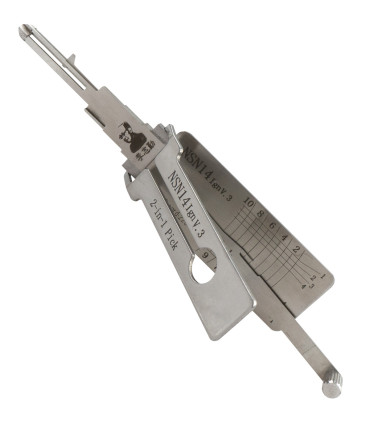 Lishi NSN14 Ign crocheteur décodeur pour  NSN14 2-in-1 Mr Li