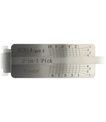 Lishi NSN14 Ign crocheteur décodeur pour  NSN14 2-in-1 Mr Li