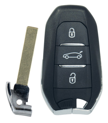 Télécommande Peugeot Citroen DS Mains libres 3 boutons 4A IM3A (A3M65)