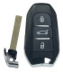 Télécommande mains-libres Peugeot, Citroën IM2A / PCF7953M / HITAG AES / 4A