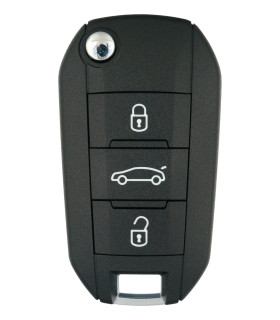 Télécommande compatible 4A NCF Peugeot, Citroen, Opel, Toyota après 2016 avec bouton coffre Télécommande compatible 4A NCF Peugeot, Citroen, Opel, Toyota après 2016 avec bouton coffre