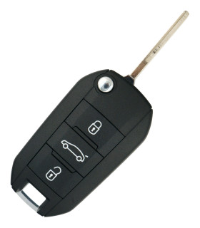 Télécommande compatible 4A NCF Peugeot, Citroen, Opel, Toyota après 2016 avec bouton coffre Télécommande compatible 4A NCF Peugeot, Citroen, Opel, Toyota après 2016 avec bouton coffre