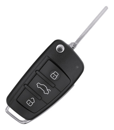 Coque télécommande Audi  A1, A3, A4, A5, A6, A8, Q7, TT 3 boutons