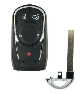 Télécommande Autel Style Opel 4 boutons lame HU100 Télécommande Autel Style Opel 4 boutons lame HU100
