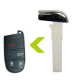 Clé de secours SIP22 pour Chrysler Clé de secours SIP22 pour Chrysler