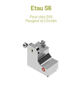 Etau S6 pour lames SX9 Peugeot Citroën - machines Kukai