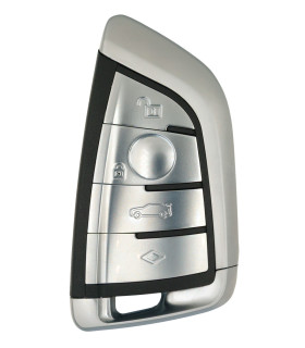Coque de clés BMW 4 boutons dont klaxon mains libres HU198 FEM BDC et CAS4 CAS4+ Coque de clés BMW 4 boutons dont klaxon mains libres HU198 FEM BDC et CAS4 CAS4+