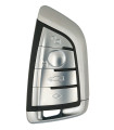 Coque de clés BMW 4 boutons dont klaxon mains libres HU198 FEM BDC et CAS4 CAS4+ Coque de clés BMW 4 boutons dont klaxon mains libres HU198 FEM BDC et CAS4 CAS4+