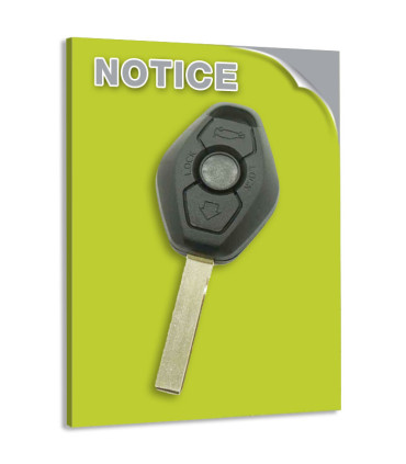 Programmation manuelle télécommande BMW X3 de 2003 à 2010