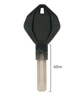 Clé compatible moto Ducati lame 40mm Clé compatible moto Ducati lame 40mm