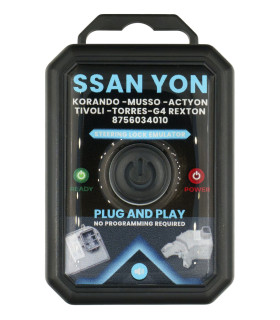Emulateur de verrou de colonne ESL/ELV SSangyong Musso G4 Rexton Actyon Tivoli Korando Torres Emulateur de verrou de colonne ESL/ELV SSangyong Musso G4 Rexton Actyon Tivoli Korando Torres