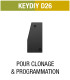 Transpondeur Keydiy D26 pour génération ID11,ID12, ID13, PCF7935, ID46, ID47, ID48, ID49, ID4C, ID4D, ID4E, ID8A, ID8C, ID8E