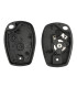 Coque de clé Renault 2 boutons pour  Clio III, Kangoo II, Master III, Modus, Trafic III, Twingo II, Wind