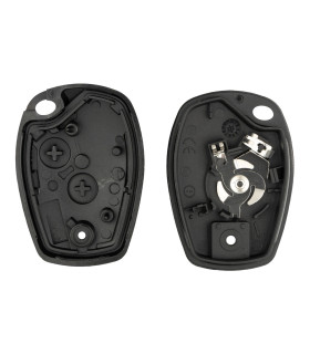 Coque de clé Renault 2 boutons pour  Clio III, Kangoo II, Master III, Modus, Trafic III, Twingo II, Wind