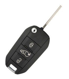 Coque de clé 3 boutons dont coffre pour Toyota ProAce Coque de clé 3 boutons dont coffre pour Toyota ProAce
