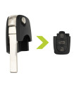 Lame rétractable HU66 pour télécommande Audi Volkswagen Seat Skoda Lame rétractable HU66 pour télécommande Audi Volkswagen Seat Skoda