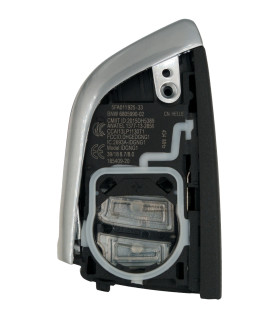 Coque clé BMW 4 boutons dont phares de courtoisie mains libres HU198 FEM BDC et CAS4 CAS4+ Coque clé BMW 4 boutons dont phares de courtoisie mains libres HU198 FEM BDC et CAS4 CAS4+