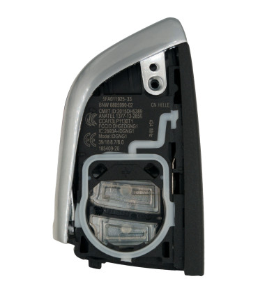 Coque clé BMW 4 boutons dont klaxon mains libres HU198 FEM BDC et CAS4 CAS4+