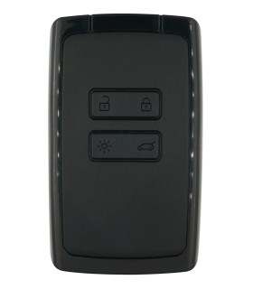 Coque carte 4 boutons compatible Renault intérieur transparent lame VA2 Coque carte 4 boutons compatible Renault intérieur transparent lame VA2