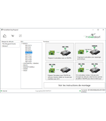 Émulateur antidémarrage RocketStart RSCAN pour Renault et PSA